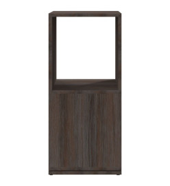 Armoire rotative Gris et chêne 34,5x34,5x75,5 cm Aggloméré