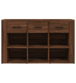 Buffet Chêne marron 100x30x59,5 cm Bois d'ingénierie