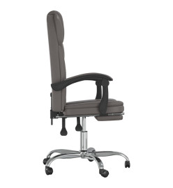 Fauteuil inclinable de bureau Gris Similicuir