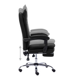 Chaise de bureau Noir Similicuir