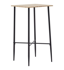 Ensemble de bar 3 pcs Plastique Noir