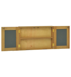 Armoire à miroir 60x10x40 cm Bois de teck solide