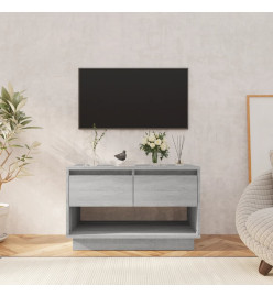 Meuble TV Sonoma gris 70x41x44 cm Aggloméré