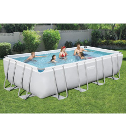 Bestway Ensemble de piscine en acier rectangulaire 549x274x122 cm