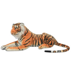 Tigre en peluche Marron XXL