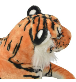 Tigre en peluche Marron XXL