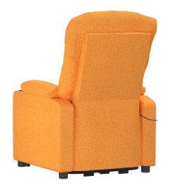 Fauteuil inclinable électrique Jaune Tissu