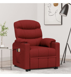 Fauteuil de massage Rouge bordeaux Tissu