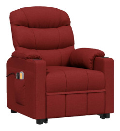 Fauteuil de massage Rouge bordeaux Tissu