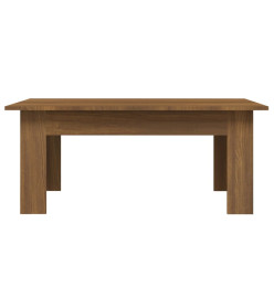 Table basse Chêne marron 100x60x42 cm Bois d'ingénierie