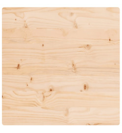 Dessus de table 50x50x2,5 cm bois de pin massif