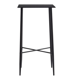 Ensemble de bar 3 pcs Similicuir Noir