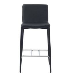 Ensemble de bar 3 pcs Similicuir Noir