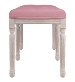 Banc Rose 110x40x49 cm Velours