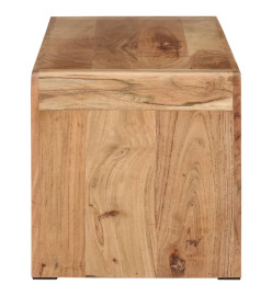 Meuble TV 110x33x33 cm bois d'acacia massif