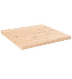 Dessus de table 60x60x2,5 cm bois de pin massif