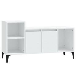 Meuble TV Blanc 100x35x55 cm Bois d'ingénierie