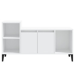 Meuble TV Blanc 100x35x55 cm Bois d'ingénierie