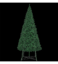 Sapin de Noël artificiel avec support 500 cm Vert