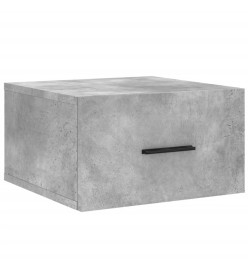 Tables de chevet murales 2 pcs gris béton 35x35x20 cm