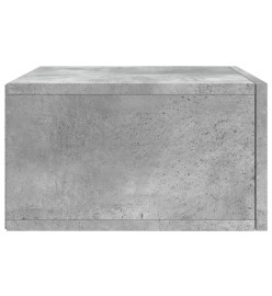 Tables de chevet murales 2 pcs gris béton 35x35x20 cm