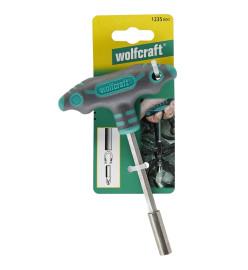 wolfcraft Tournevis à poignée en T avec port-embout 1235000