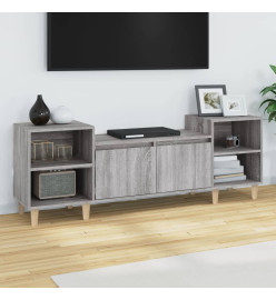 Meuble TV Sonoma gris 160x35x55 cm Bois d'ingénierie