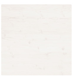 Dessus de table blanc 90x90x2,5 cm bois de pin massif