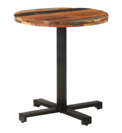 Table de bistro Ronde Ø70x75 cm Bois de récupération massif