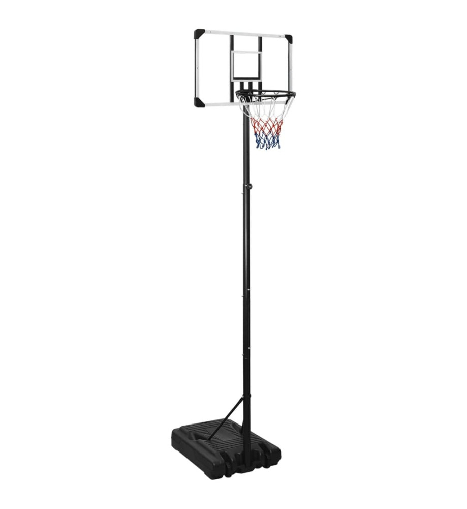 Support de basket-ball Transparent 280-350 cm Polycarbonate