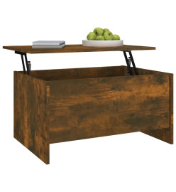 Table basse Chêne fumé 80x55,5x41,5 cm Bois d'ingénierie