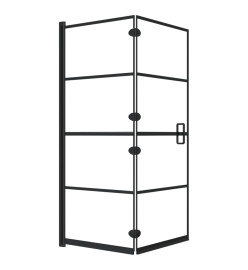 Cabine de douche pliable ESG 120x140 cm Noir