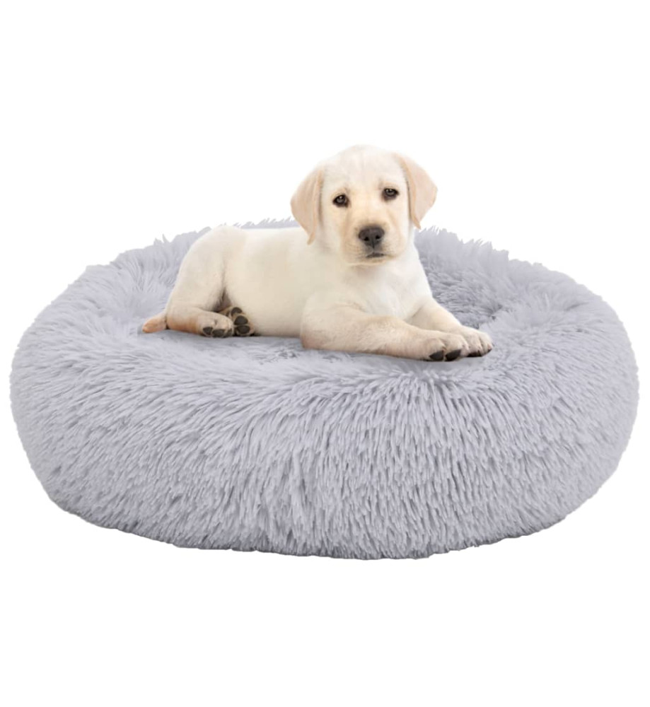 Coussin lavable pour chiens/chats Gris clair 70x70x15cm Peluche