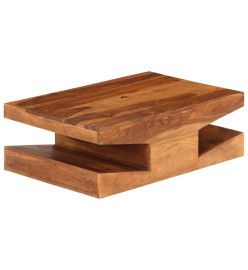 Table basse Bois massif de Sesham 90 x 60 x 30 cm