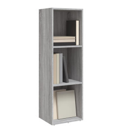 Bibliothèque/Meuble TV sonoma gris 36x30x114 cm bois ingénierie