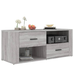 Meuble TV Sonoma gris 100x35x40 cm Bois d'ingénierie