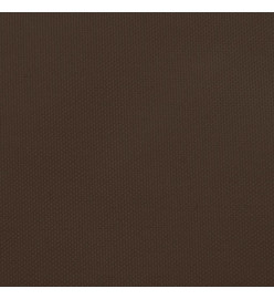 Voile de parasol Tissu Oxford triangulaire 3,5x3,5x4,9 m Marron