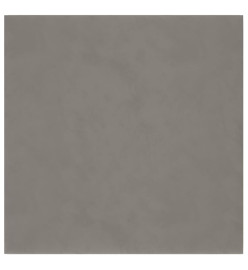 Panneaux muraux 12 pcs Gris clair 30x30 cm Velours 1,08 m²