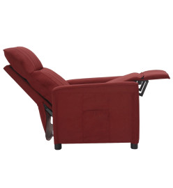 Fauteuil inclinable Rouge bordeaux Tissu