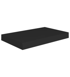 Étagère murale flottante noir 40x23x3,8 cm MDF