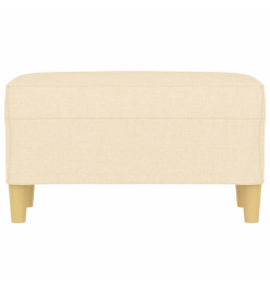 Banc Crème 70x35x41 cm Tissu