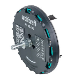 wolfcraft Scie cloche ajustable AH 45-130 30 mm Métal 5978000