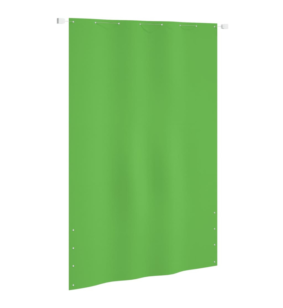 Écran de balcon Vert clair 160x240 cm Tissu Oxford