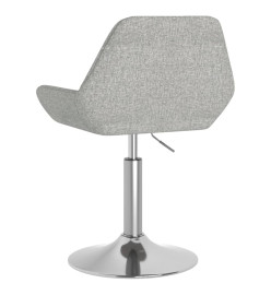 Tabouret de bar Gris clair Tissu