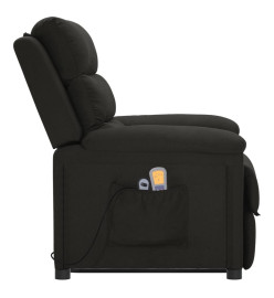 Fauteuil de massage Noir Tissu