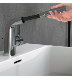 EISL Mitigeur de lavabo COOL avec douchette extractible chrome