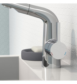 EISL Mitigeur de lavabo COOL avec douchette extractible chrome