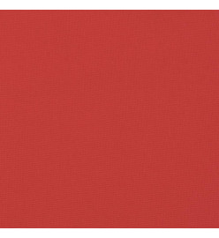 Coussins de chaise à dossier haut lot de 6 rouge tissu oxford