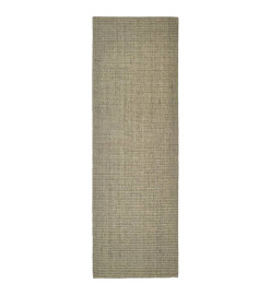 Tapis Sisal naturel 66x200 cm Taupe