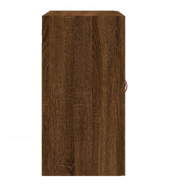 Armoire murale chêne marron 60x31x60 cm bois d'ingénierie